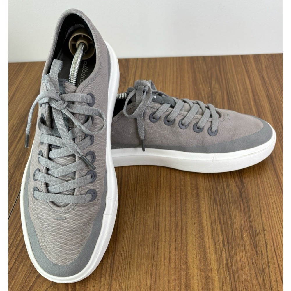 Allbirds CP2 Canvas Piper 2 Mens 10.5 Gray Casual Sneakers Shoes Lace Up Comfort - Picture 3 of 8